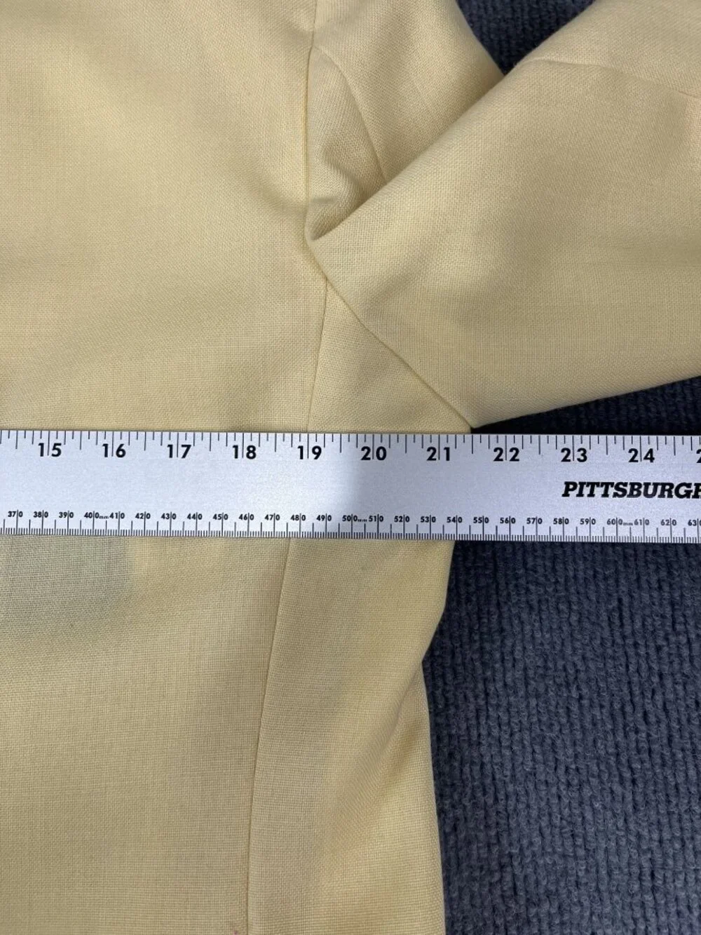 Cricketeer Mens  Yellow Blazer 2-Button Sport Coat 38